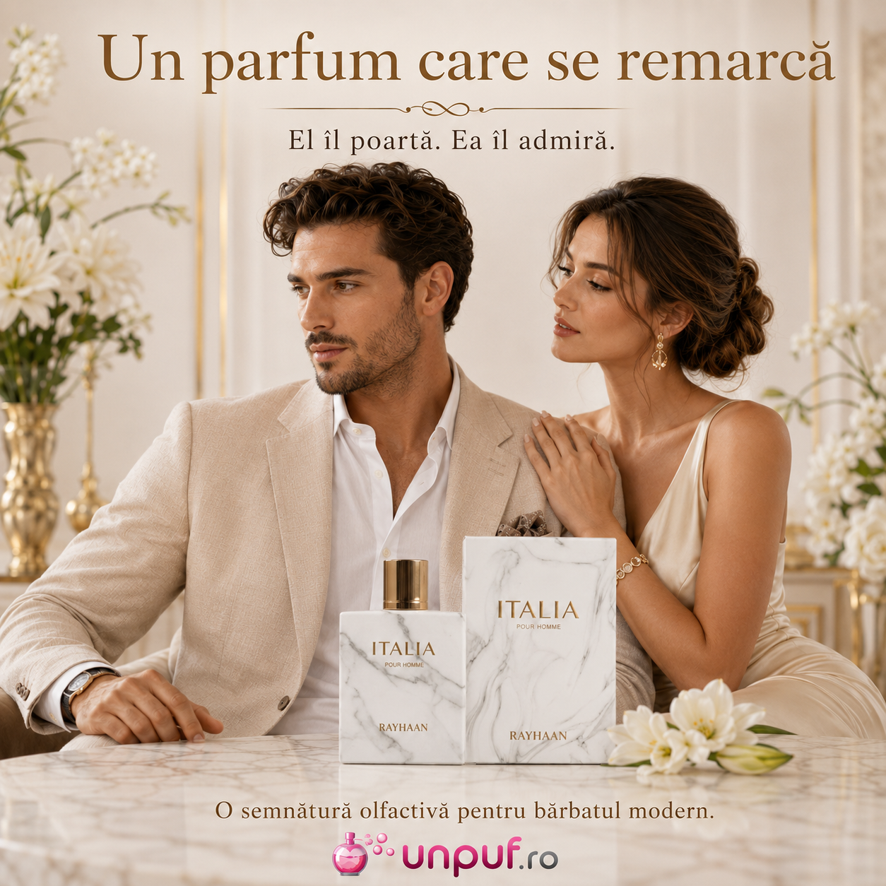 Rayhaan Italia Pour Homme parfum Arăbesc pentru bărbatul modern, dulce, elegant și memorabil